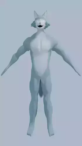 Legoshi From Beastars Mid Poly 3D model