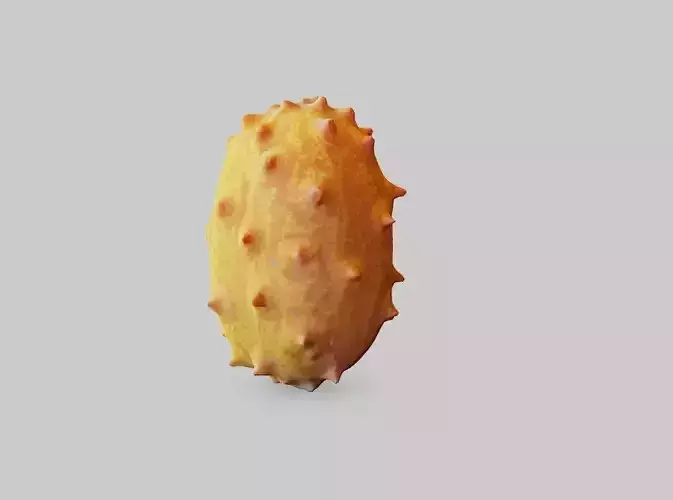 Kiwano Cucumis metuliferus 3D model