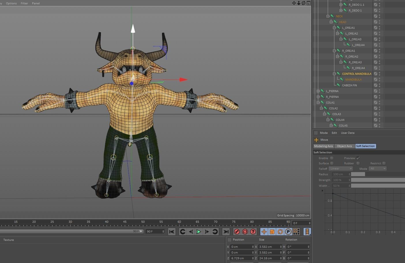 Elite Tauren Chieftain Recreacion 3D Low-poly 3D model_12