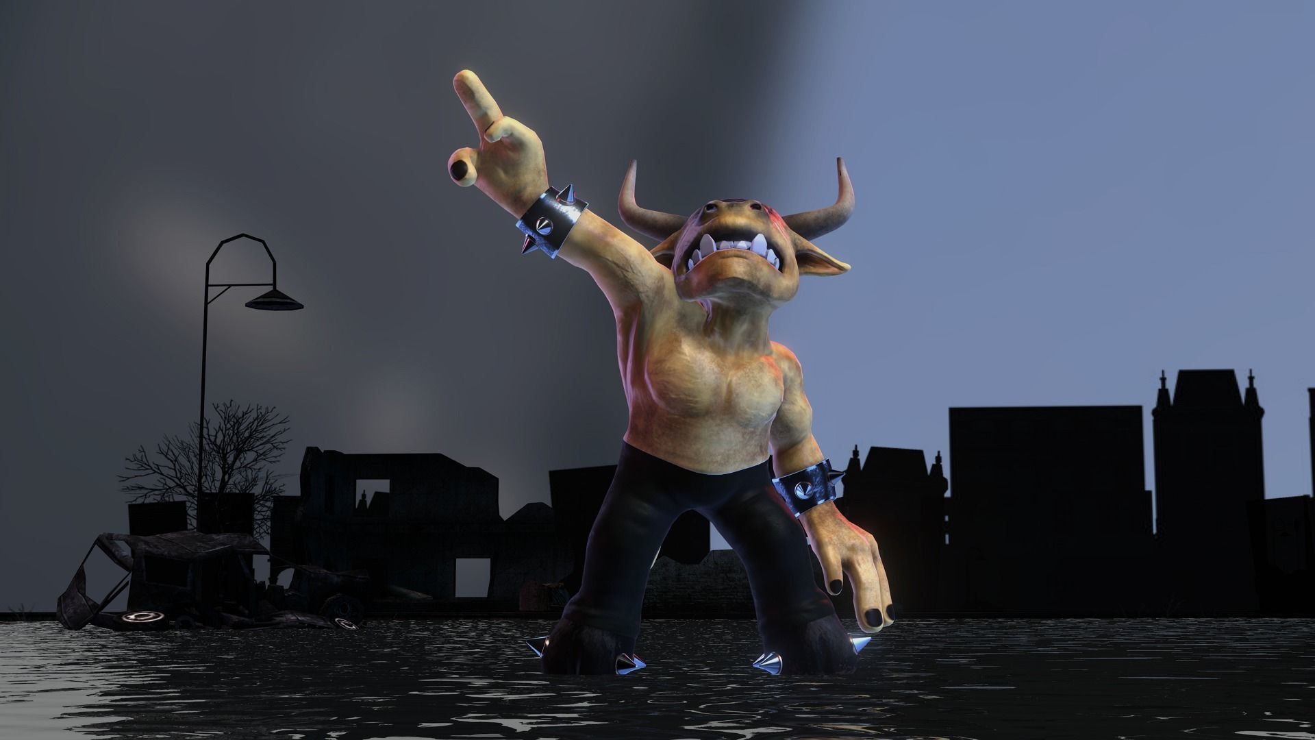 Elite Tauren Chieftain Recreacion 3D Low-poly 3D model_8