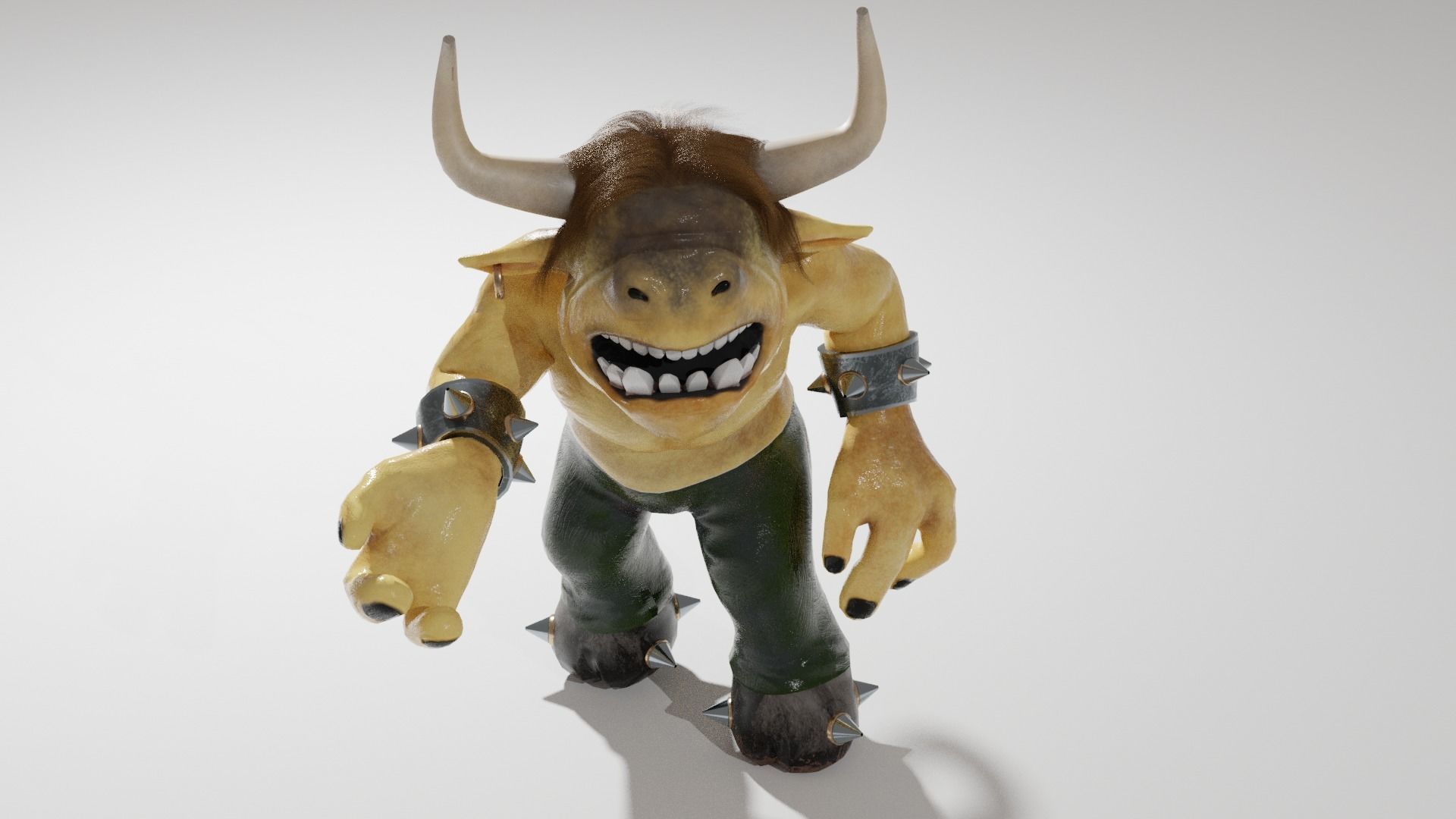 Elite Tauren Chieftain Recreacion 3D Low-poly 3D model_10