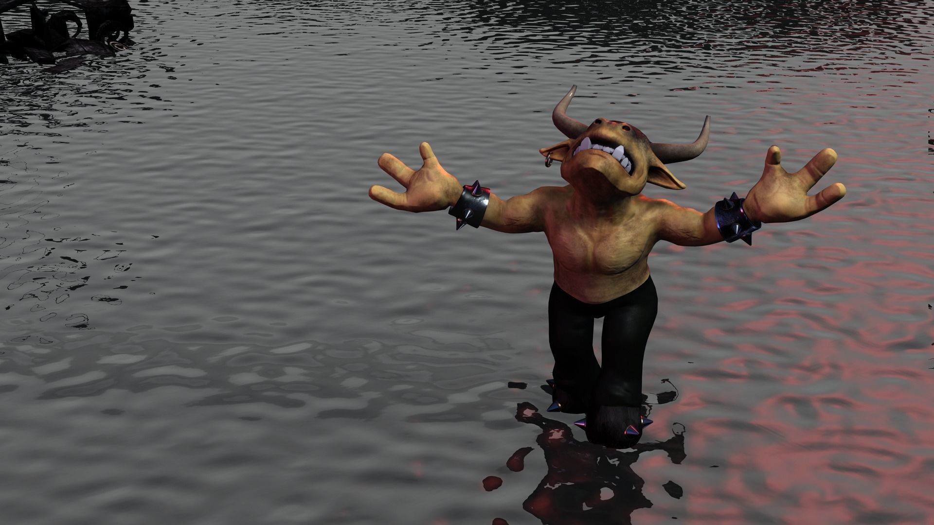 Elite Tauren Chieftain Recreacion 3D Low-poly 3D model_9