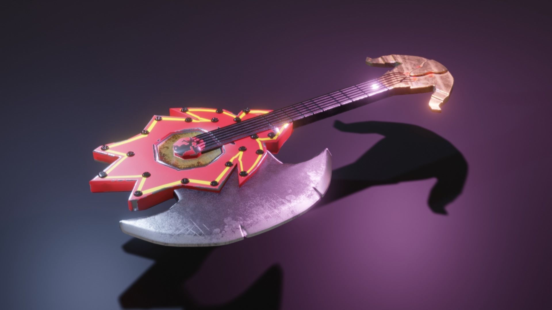 Elite Tauren Chieftain Recreacion 3D Low-poly 3D model_17