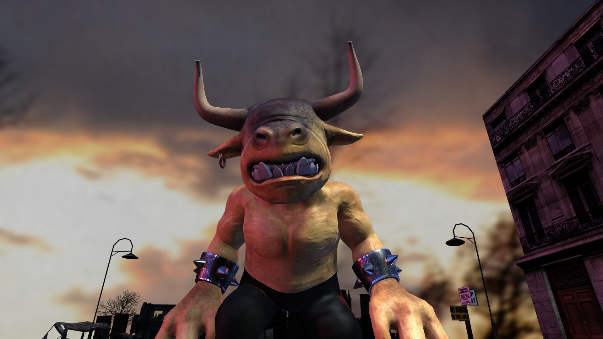 Elite Tauren Chieftain Recreacion 3D Low-poly 3D model_11