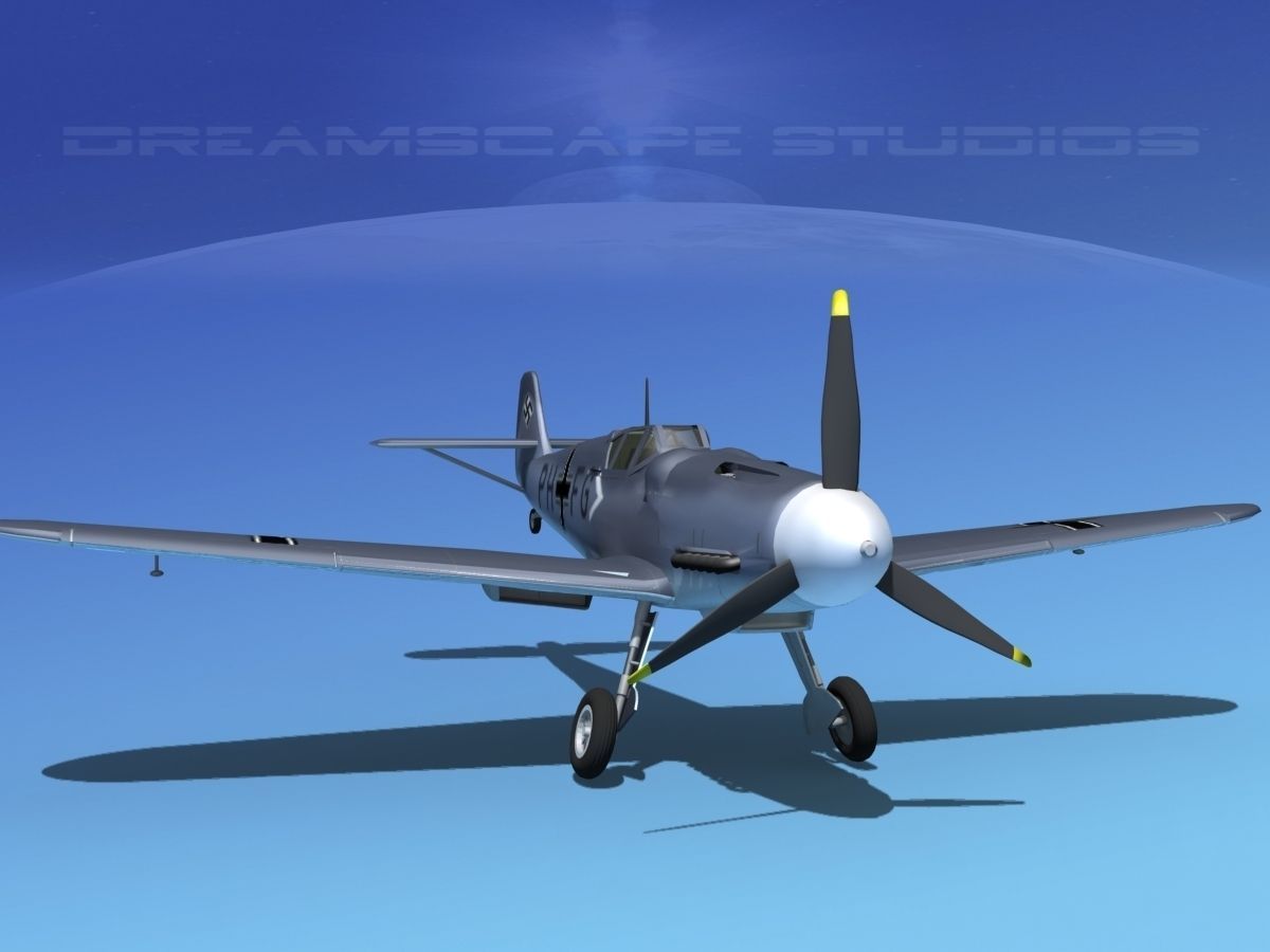 Messerschmitt BF-109 V16 3D model_3
