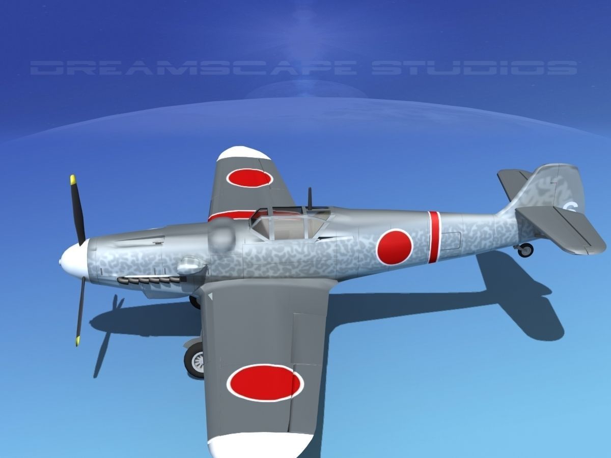Messerschmitt BF-109 V17 3D model_9
