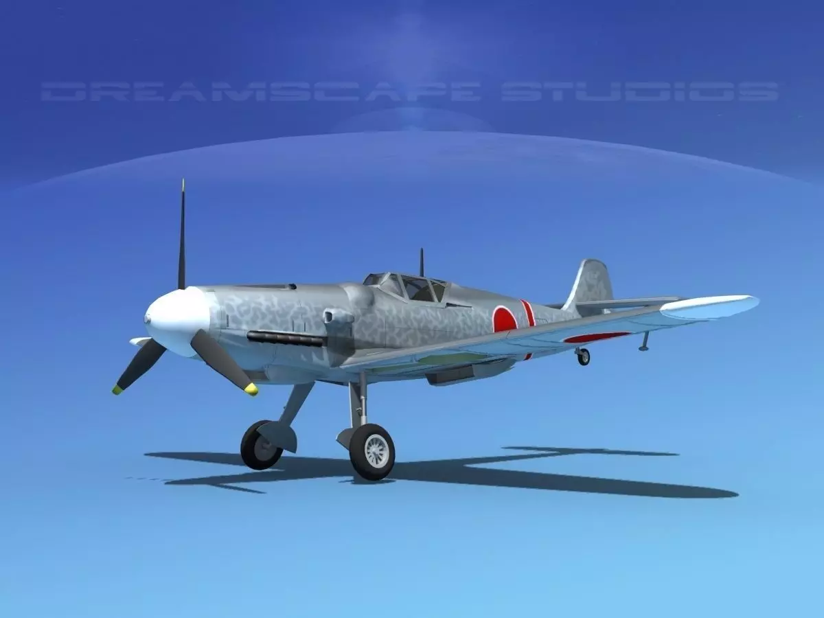 Messerschmitt BF-109 V17 3D model_0