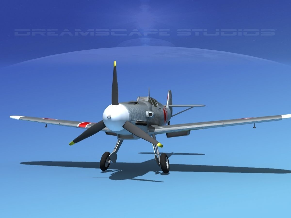 Messerschmitt BF-109 V17 3D model_1