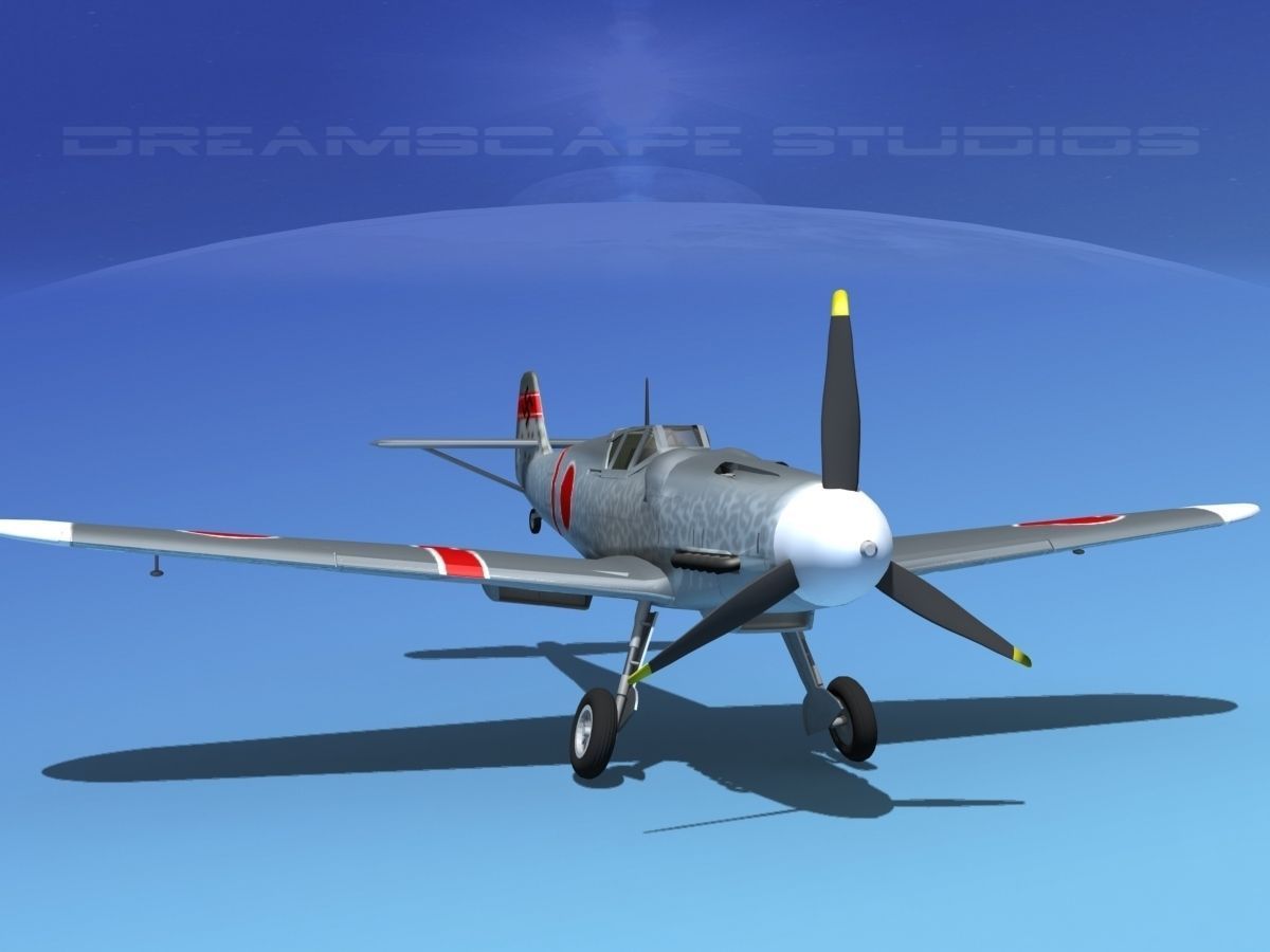 Messerschmitt BF-109 V17 3D model_2
