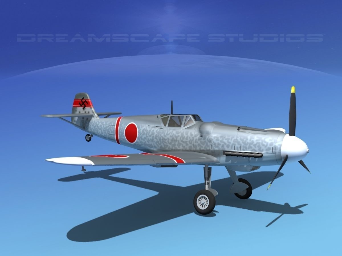 Messerschmitt BF-109 V17 3D model_3