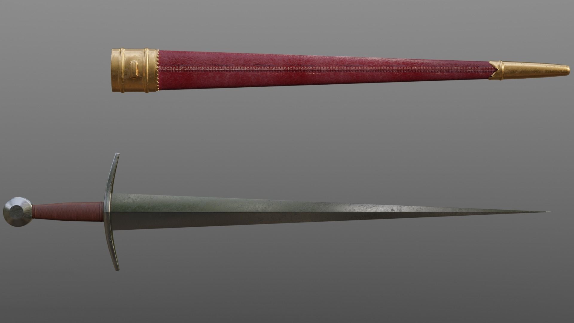 Early 15th Century English armor 3D model_18