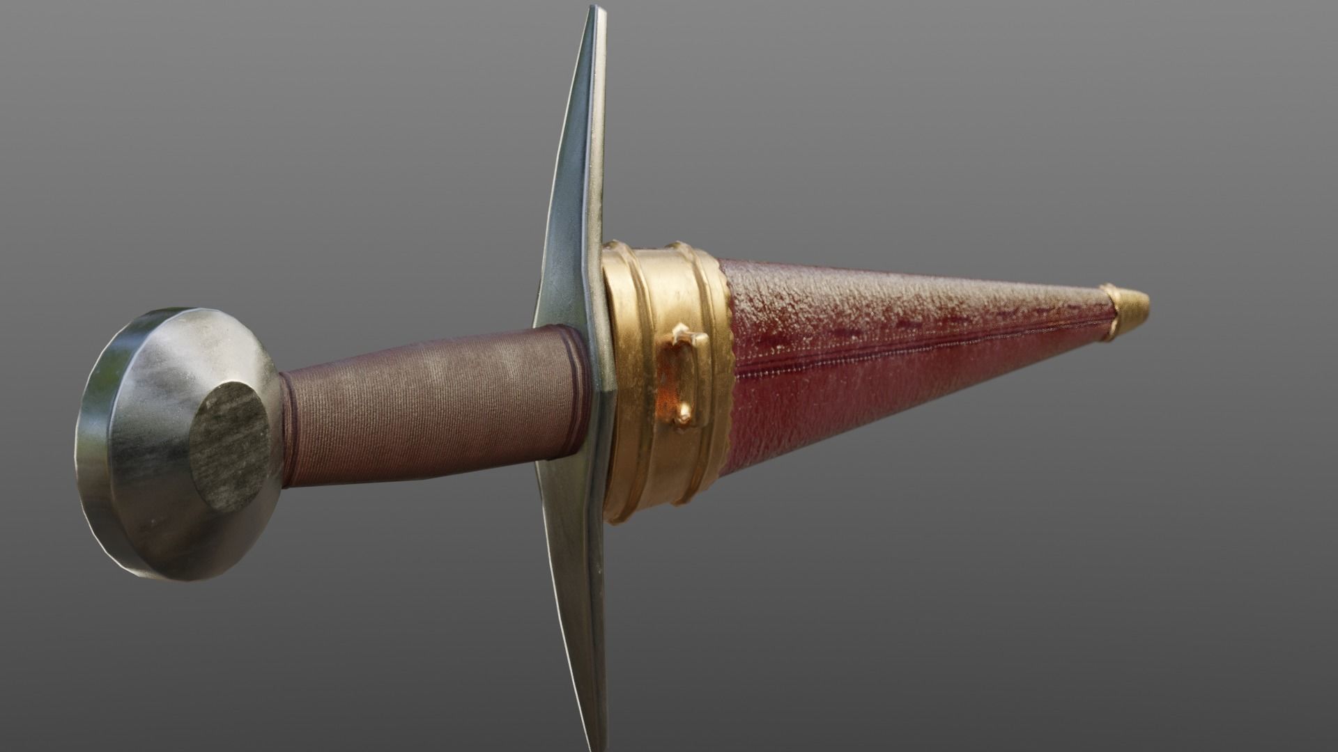 Early 15th Century English armor 3D model_17