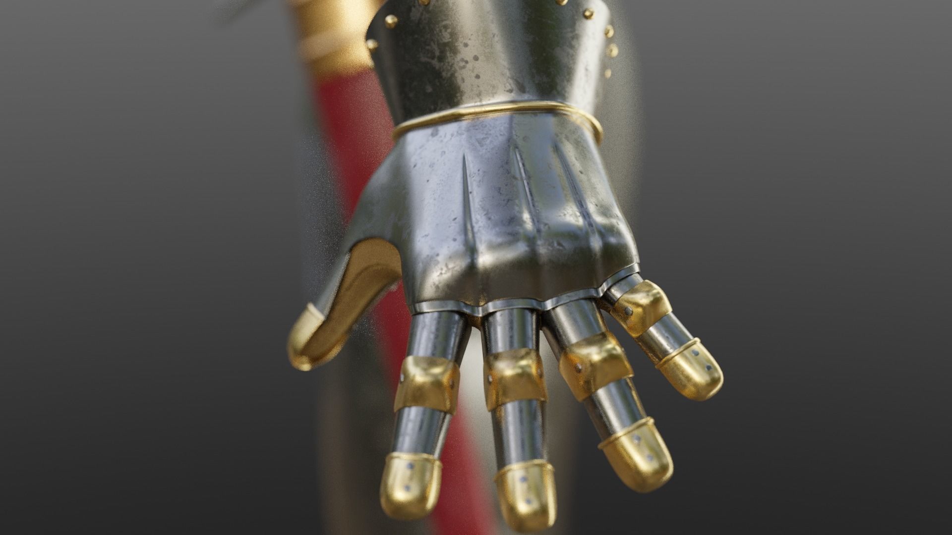 Early 15th Century English armor 3D model_6