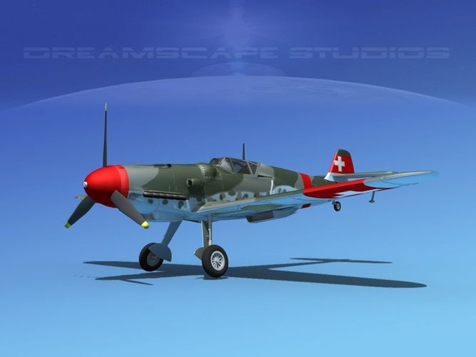 Messerschmitt BF-109 V18 3D model