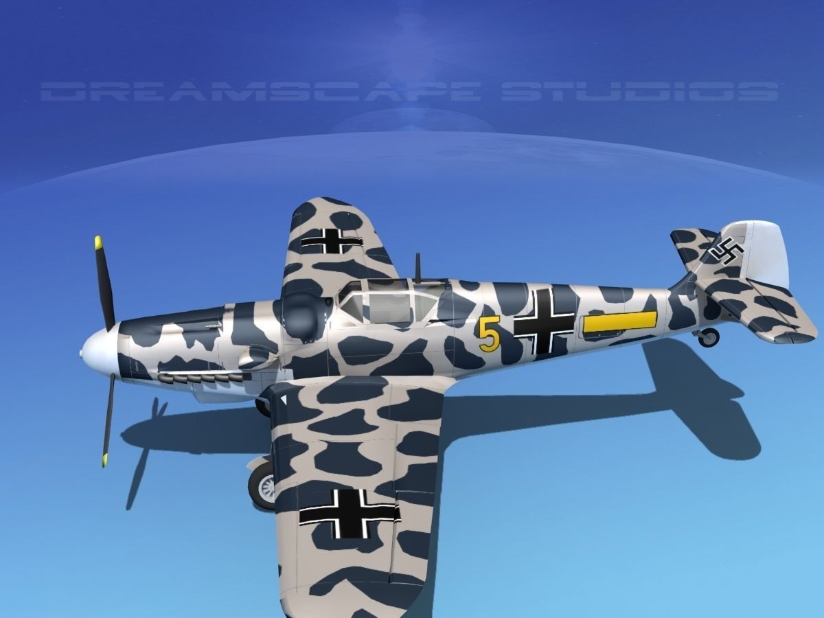 Messerschmitt BF-109 V19 3D model_9