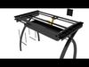 Drafting Glass Table 3D model_1