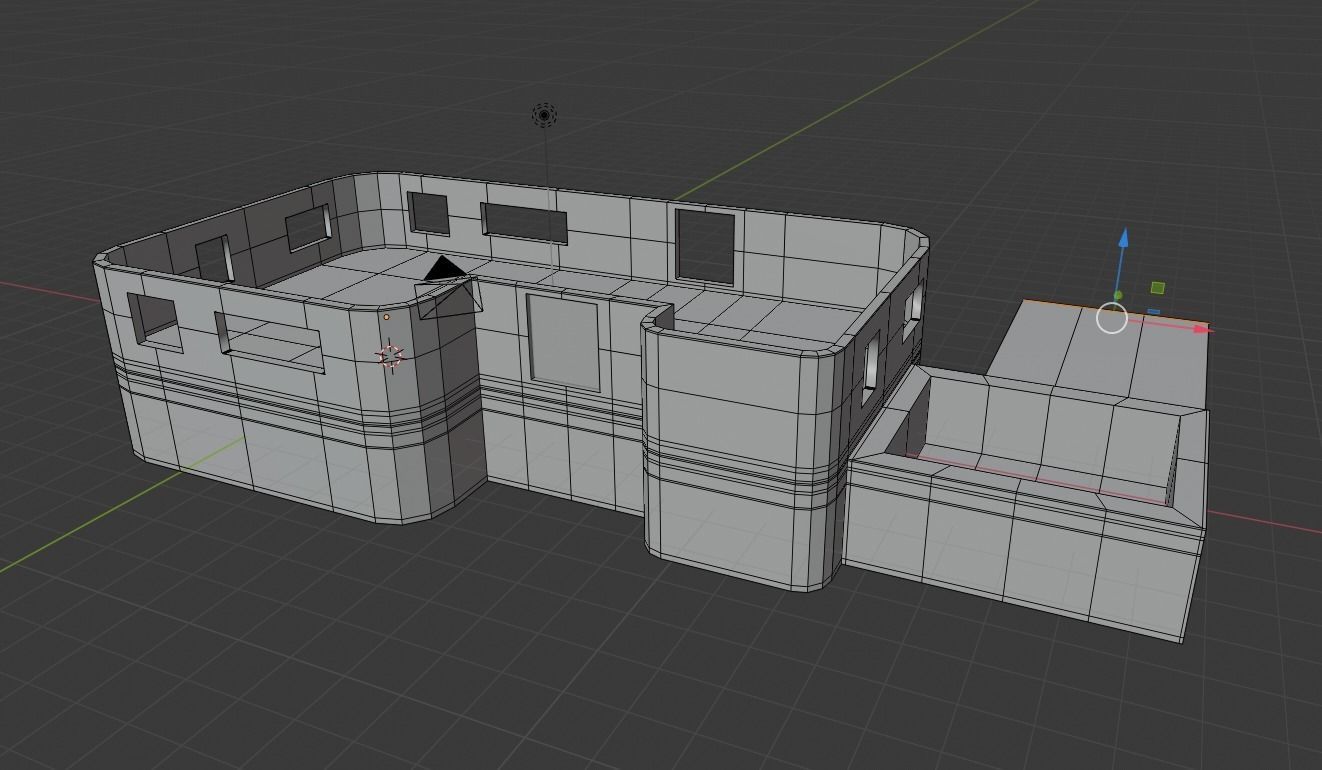 Casa del Cerro project Low-poly 3D model_12