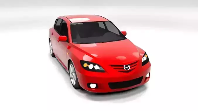 MAZDA 3 2004 LOWPOLY