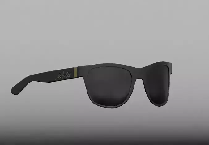 Sunglasses with gold accents