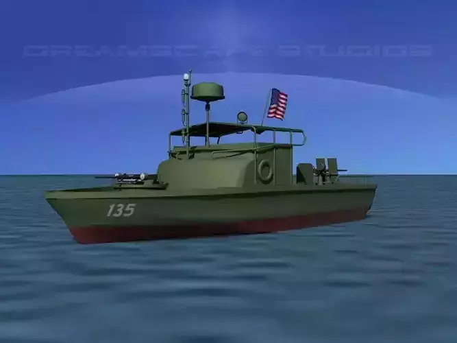 PBR Patrol Boat Riverine 3D model