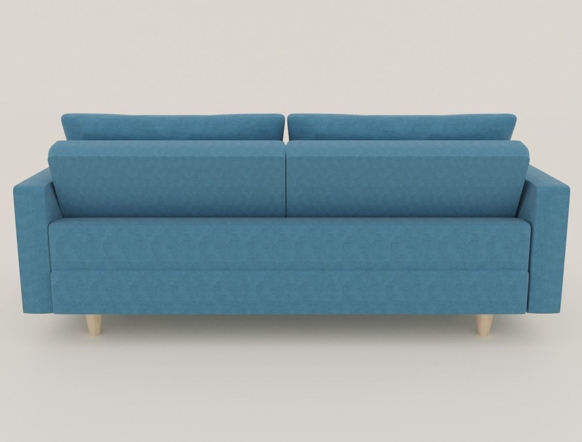 Fabric sofa 3D model_7