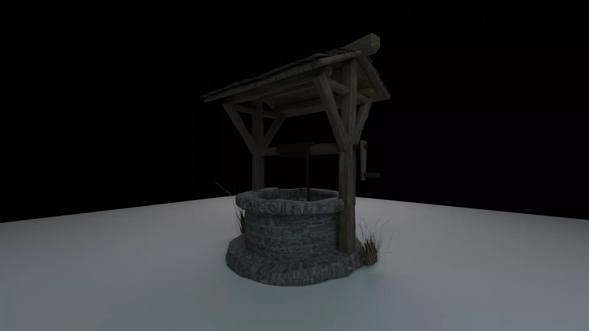 Detailed Medieval Well Free low-poly 3D model