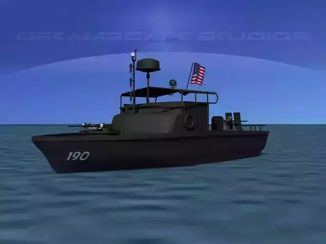 PBR Patrol Boat Riverine 3D model