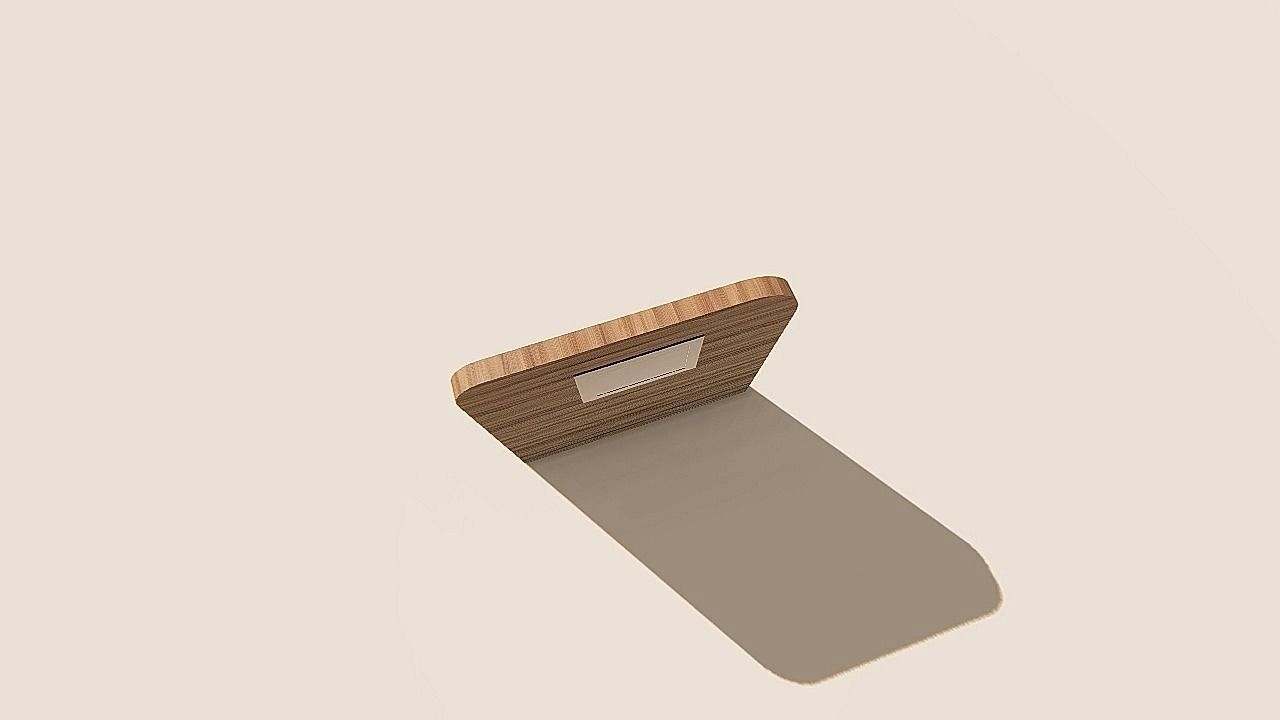 DOOR 3D wooden shelf 3D print model_4