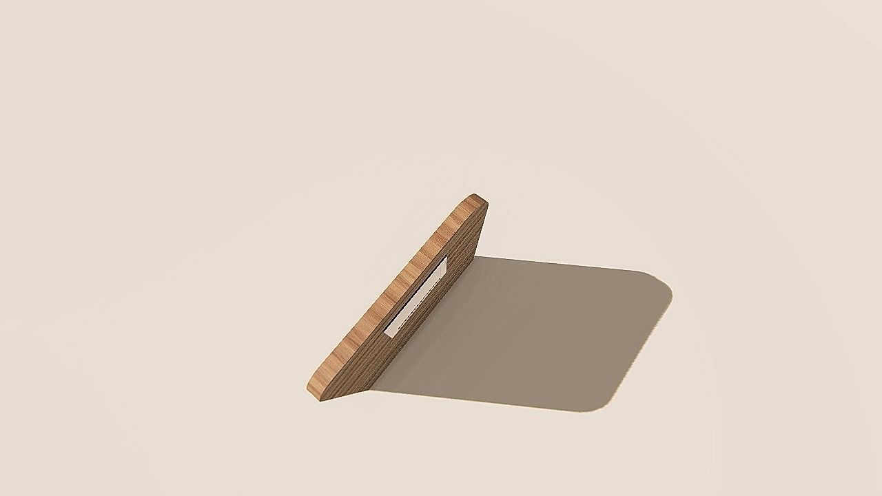 DOOR 3D wooden shelf 3D print model_5