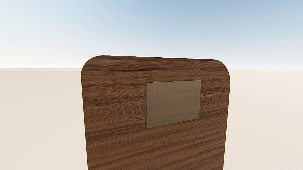 DOOR 3D wooden shelf 3D print model_1