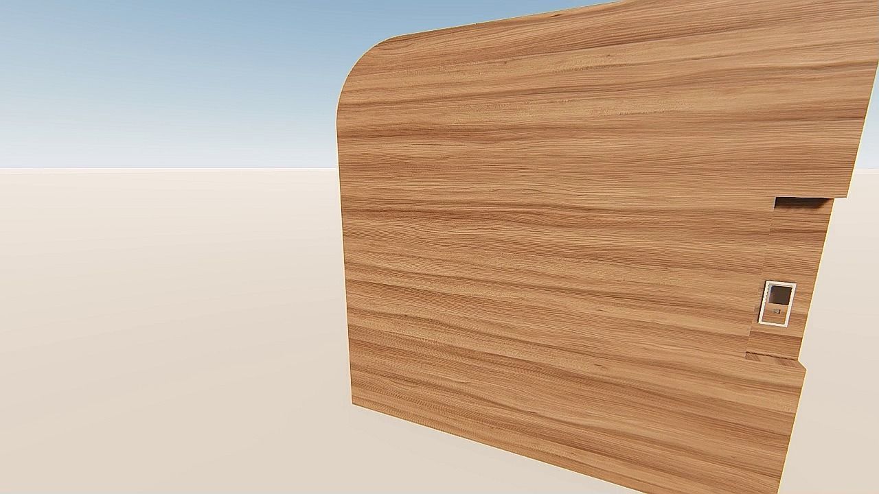 DOOR 3D wooden shelf 3D print model_6