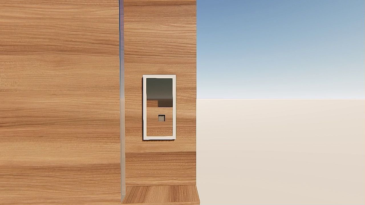 DOOR 3D wooden shelf 3D print model_10