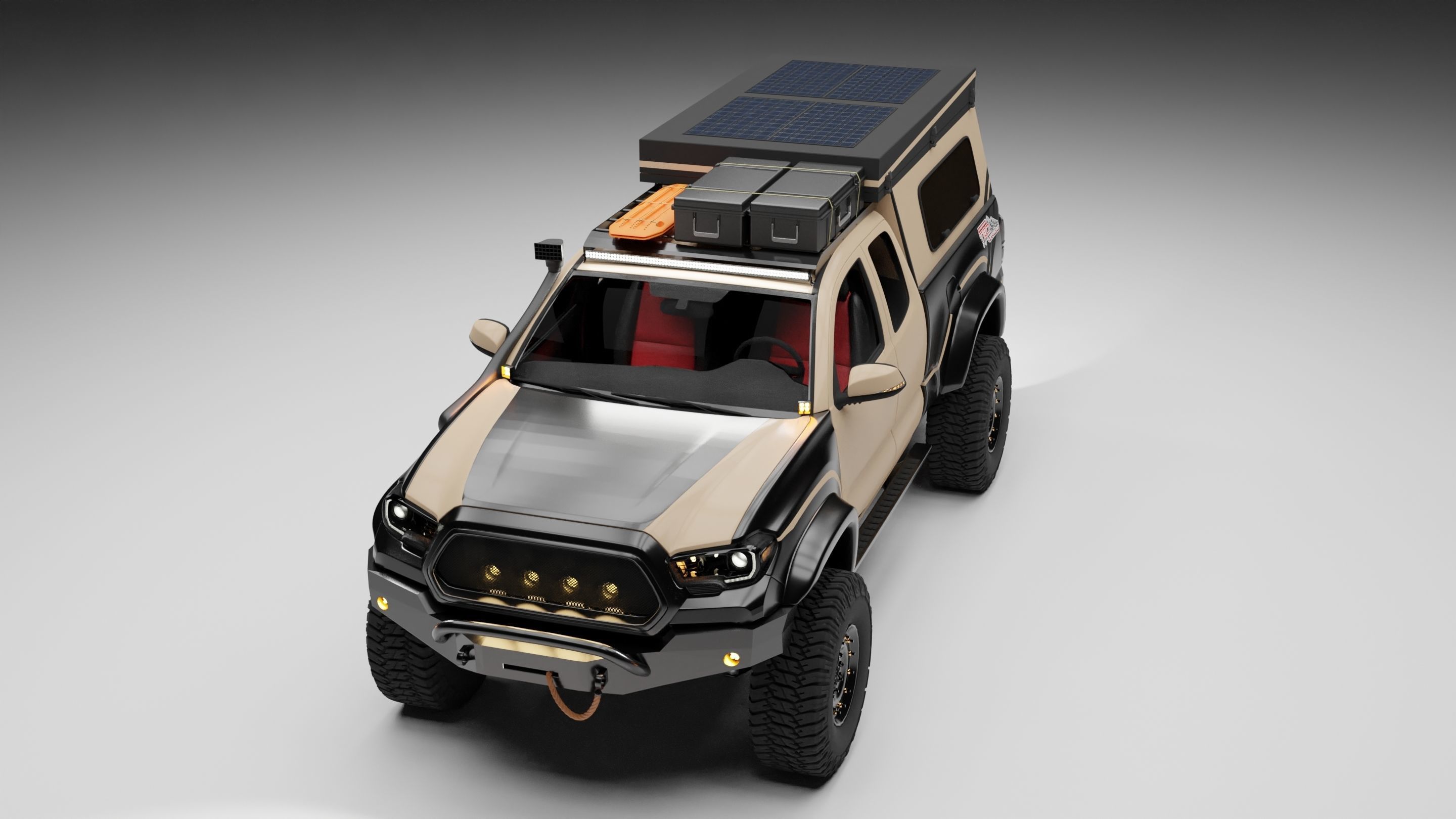 Toyota Tacoma 2018 Overlander  3D model_1