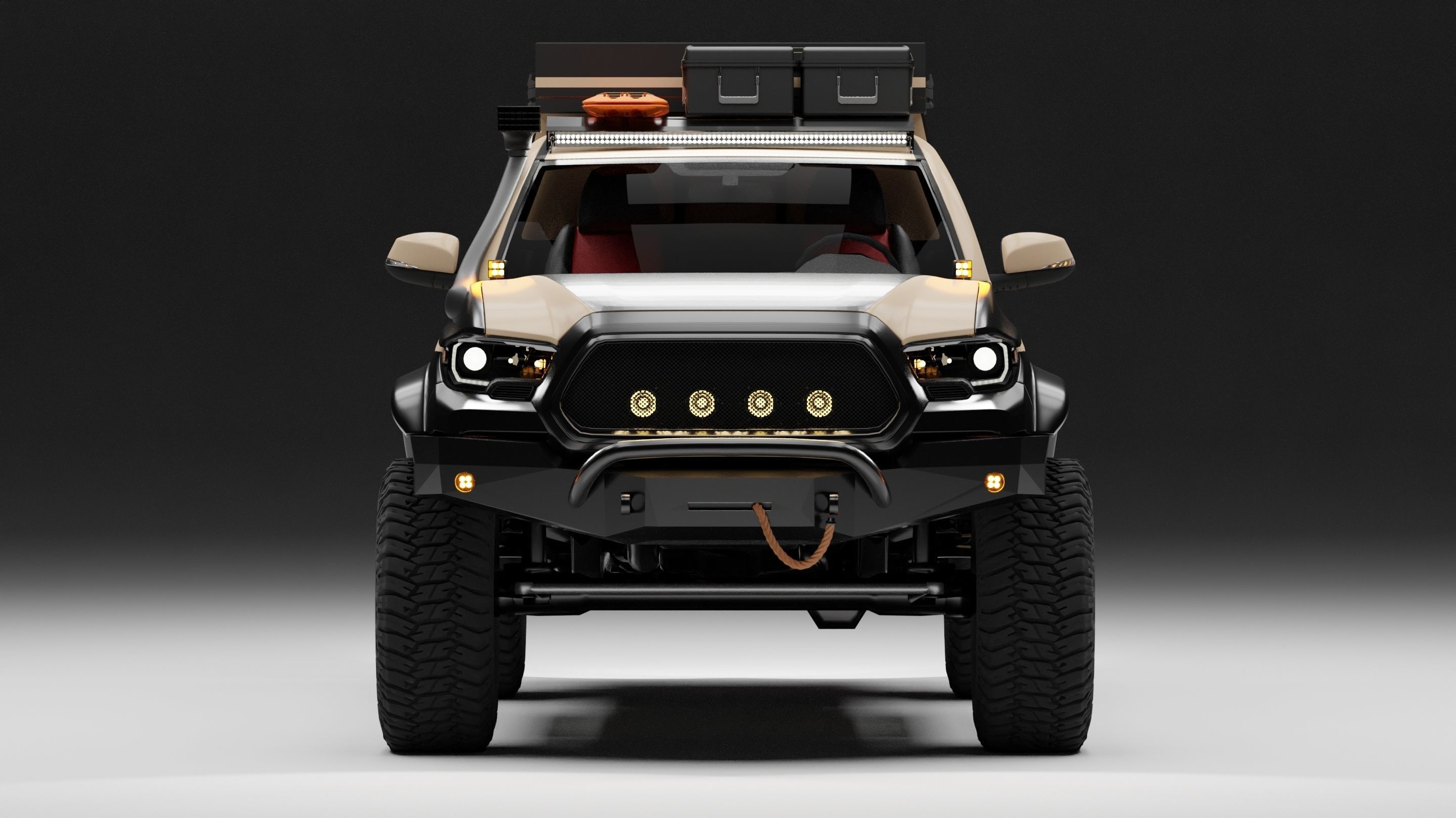 Toyota Tacoma 2018 Overlander  3D model_3