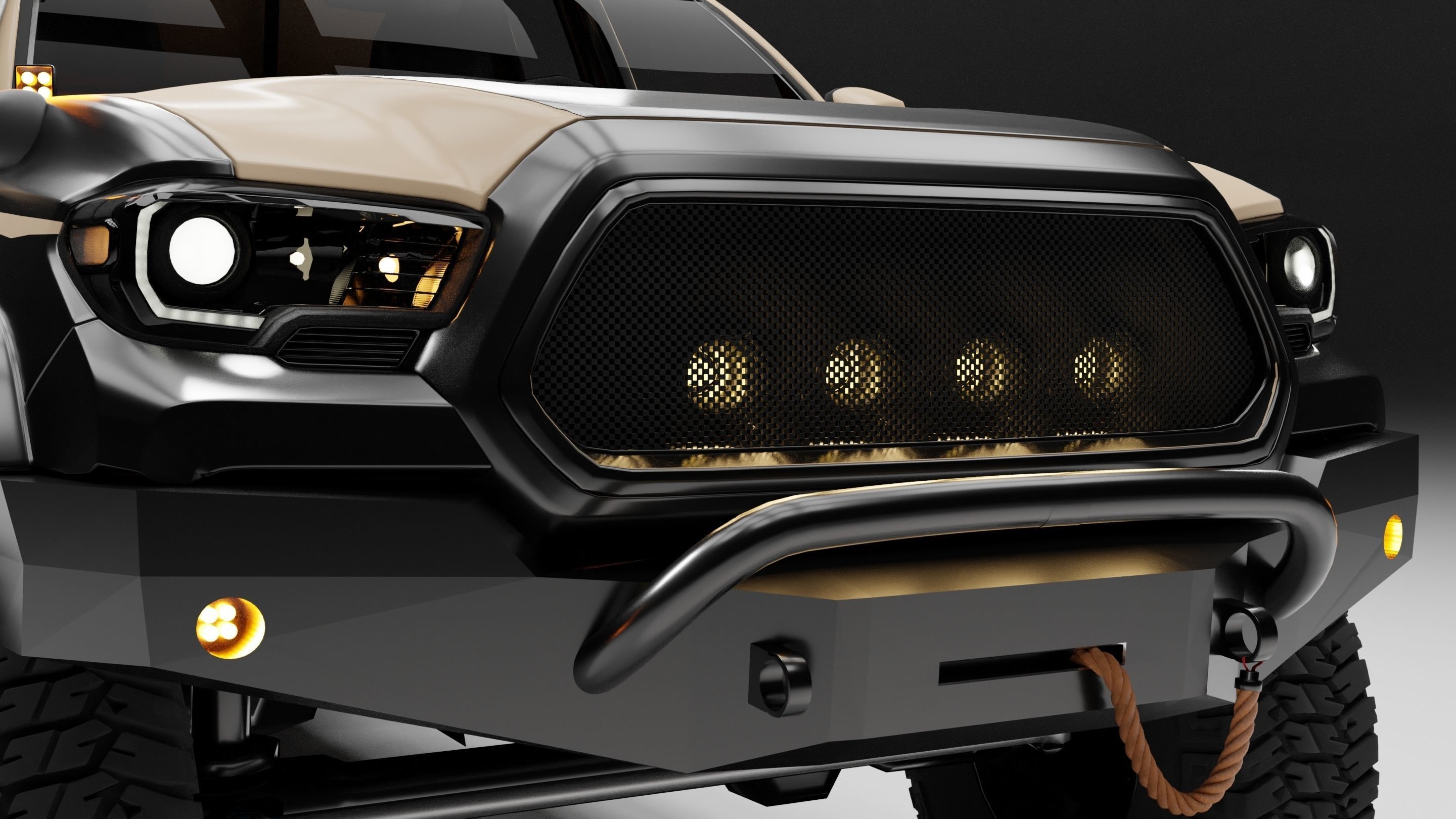 Toyota Tacoma 2018 Overlander  3D model_4