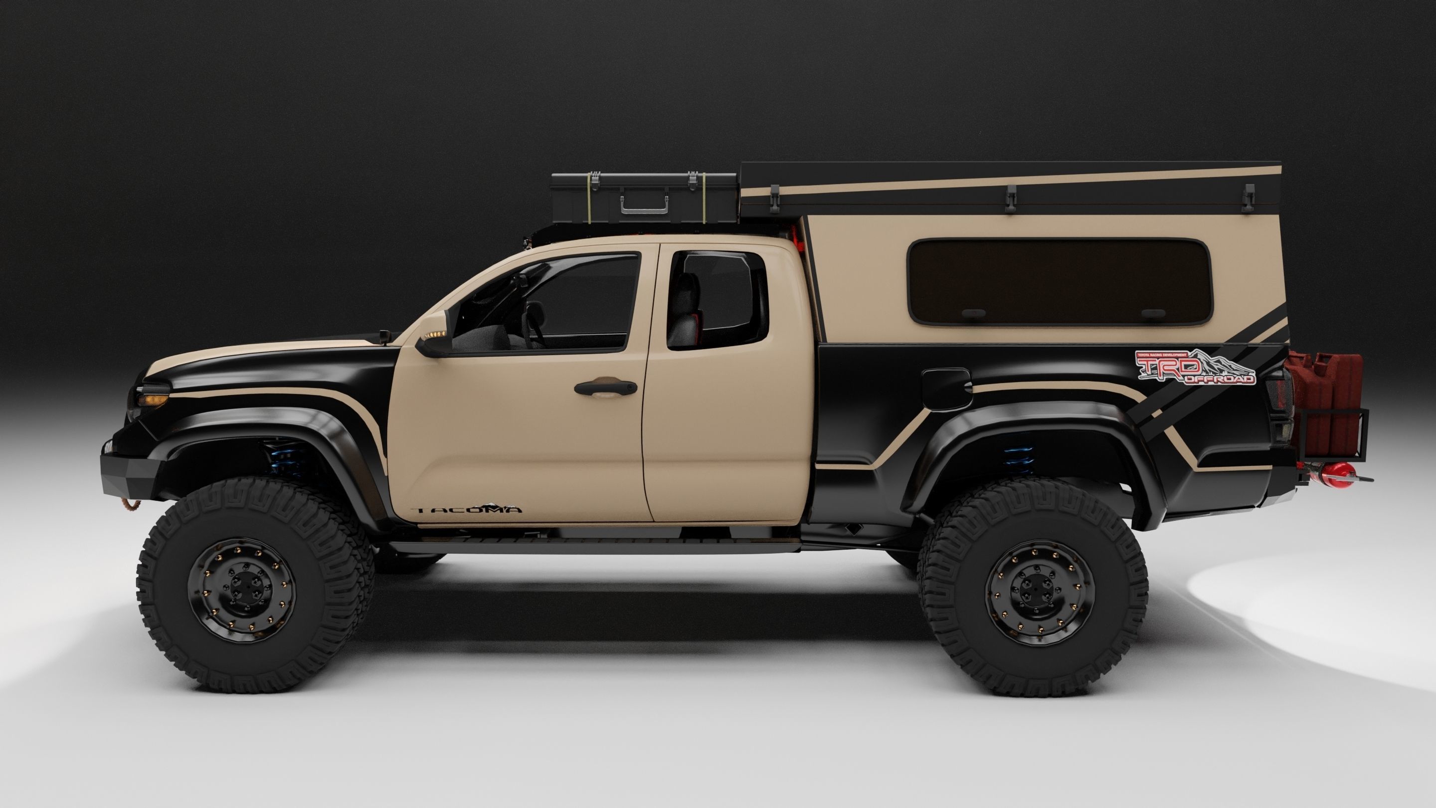 Toyota Tacoma 2018 Overlander  3D model_6