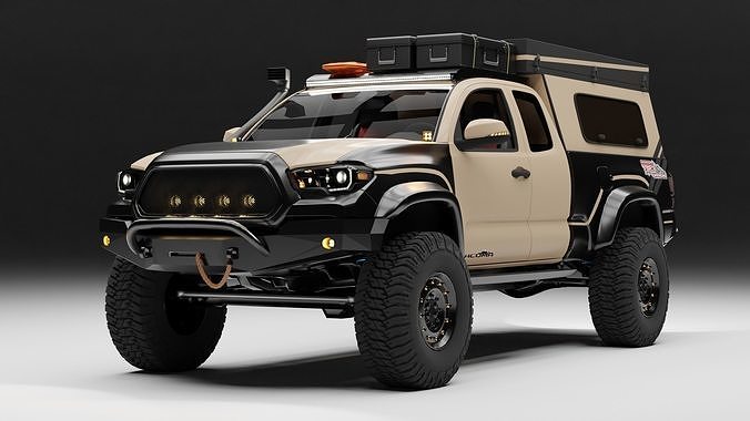 Toyota Tacoma 2018 Overlander  3D model