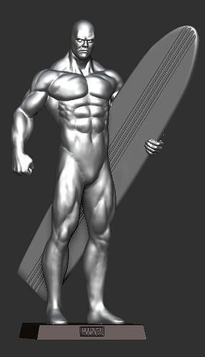 Silver Surfer - Eaglemoss Style 3D print model
