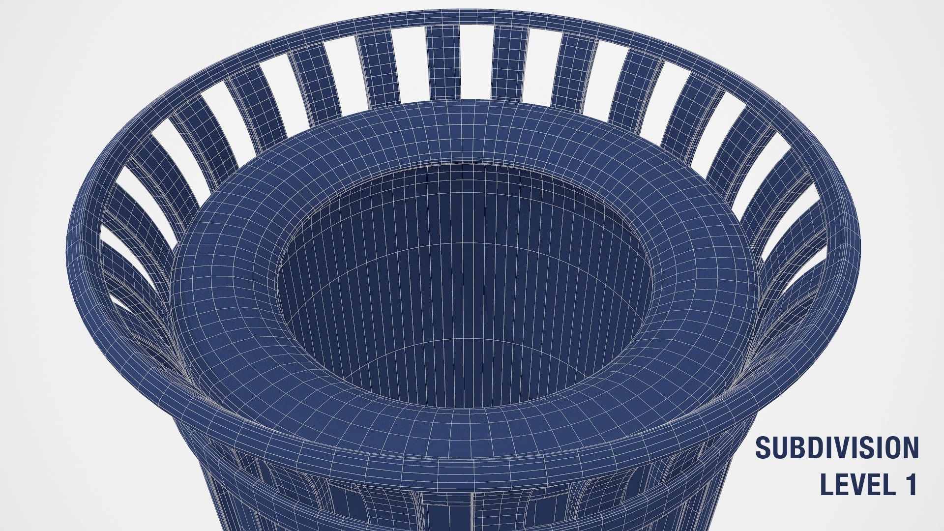 Trash can  3D model_25