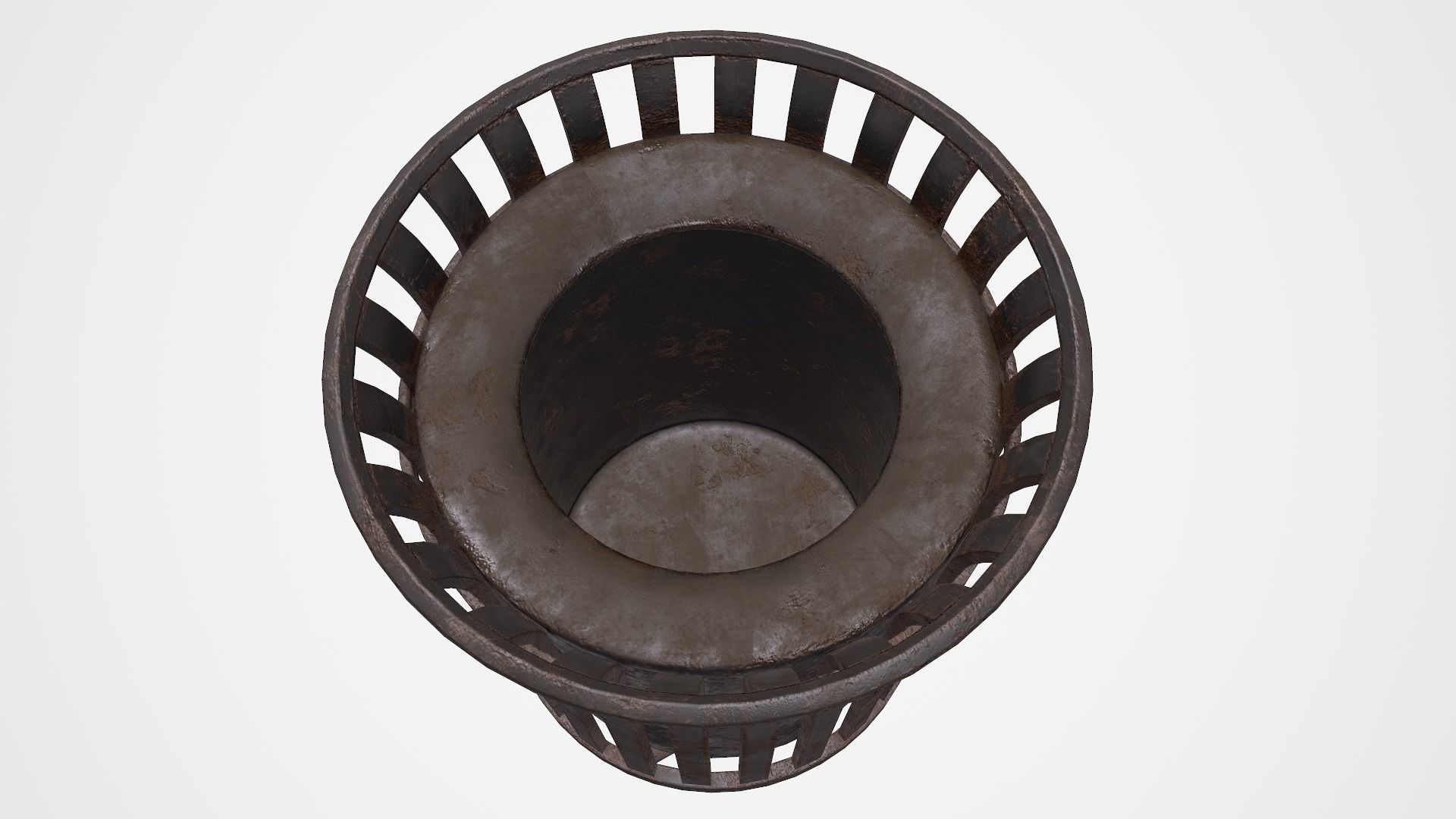 Trash can  3D model_9