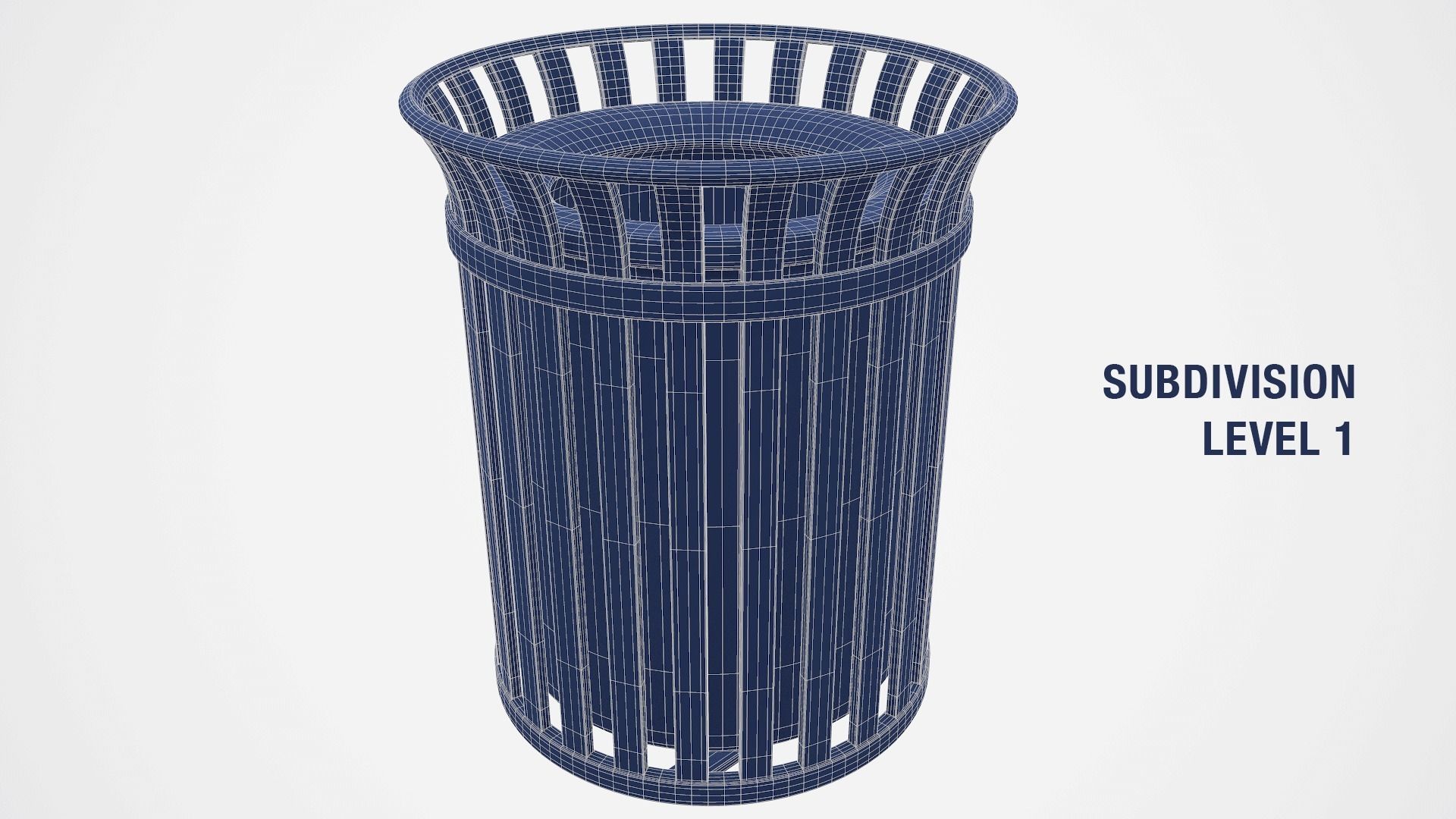 Trash can  3D model_17