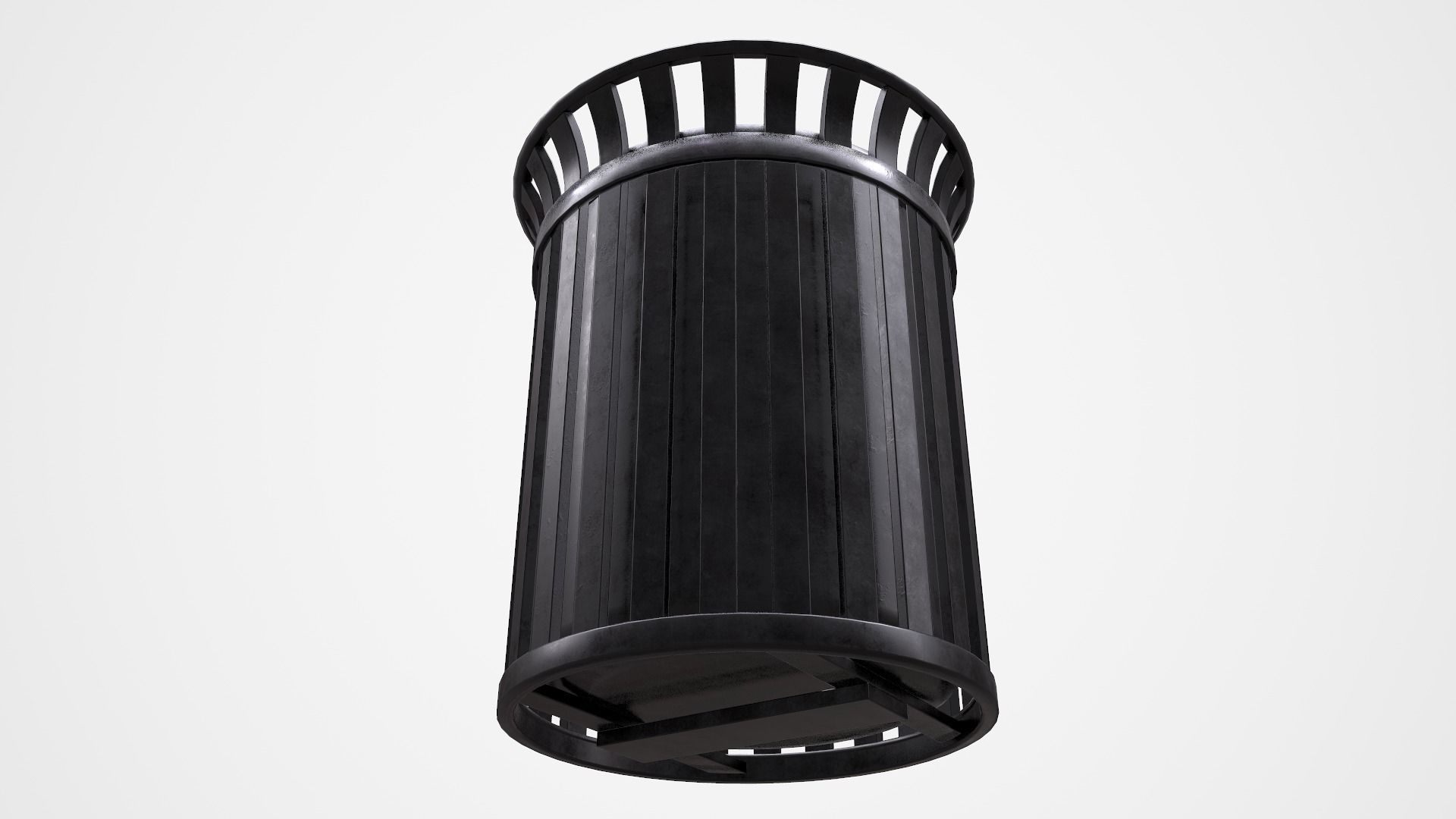 Trash can  3D model_6