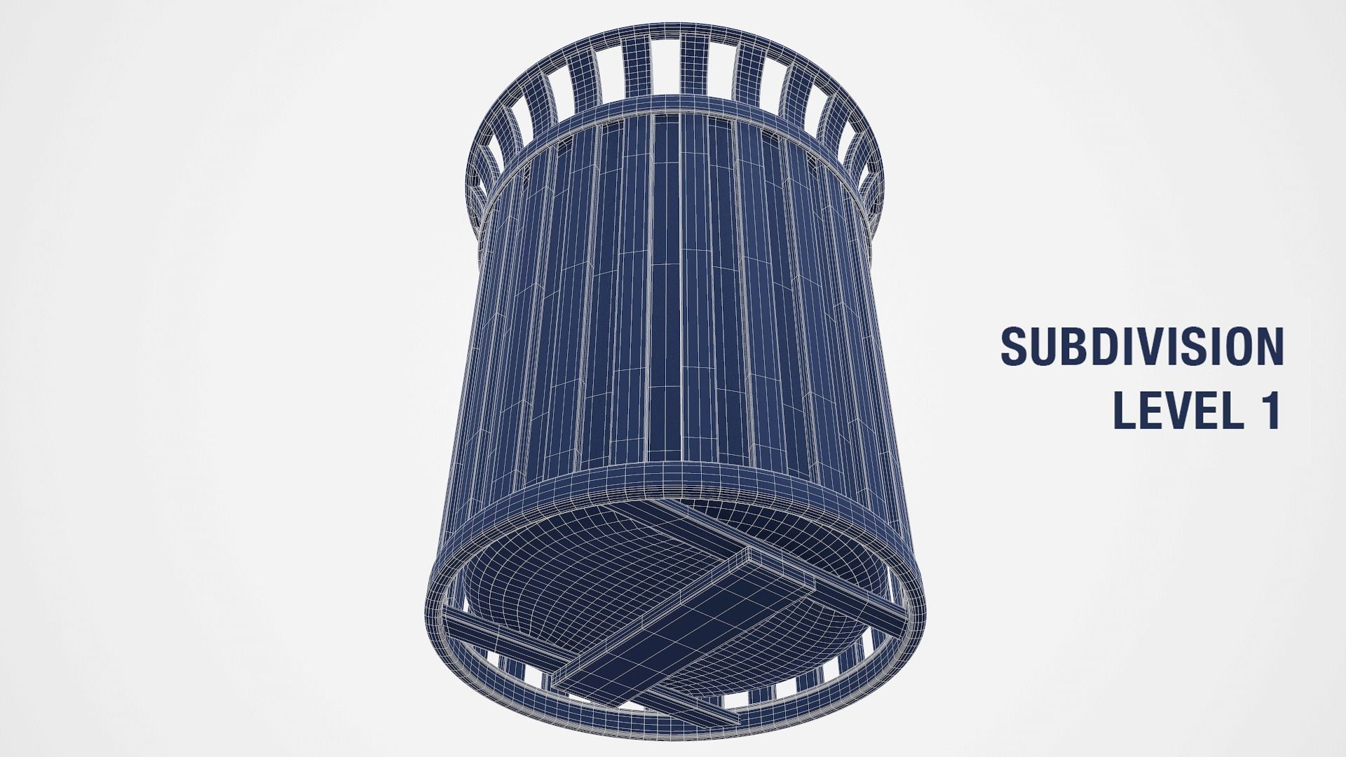 Trash can  3D model_23