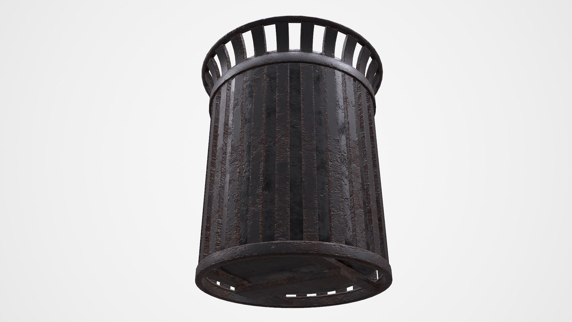 Trash can  3D model_7