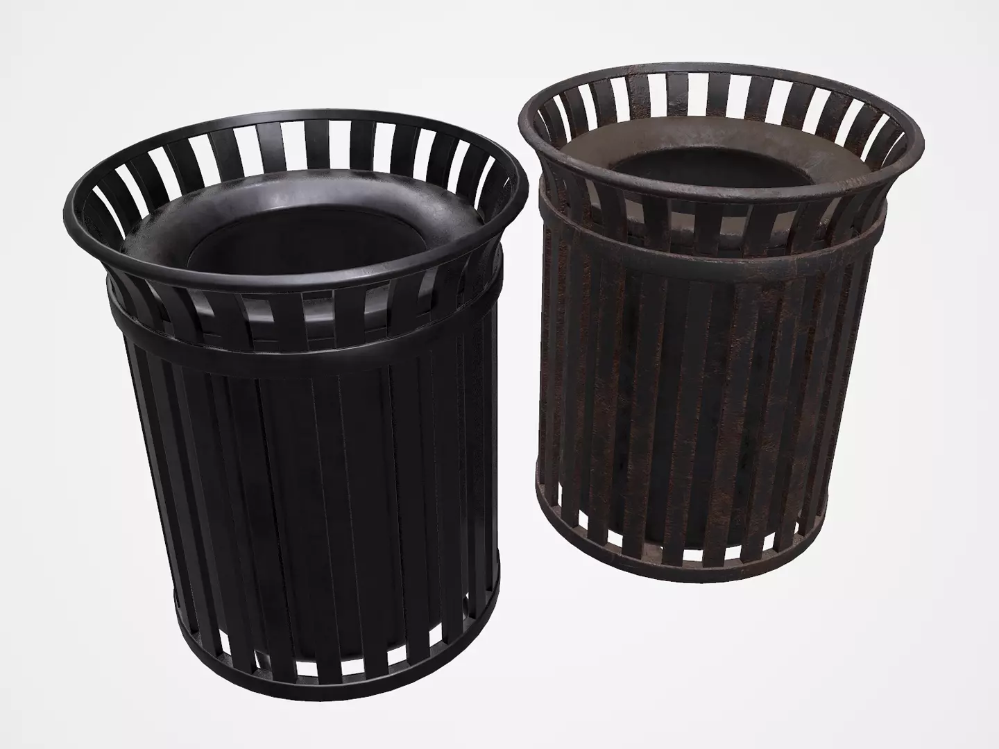 Trash can  3D model_0