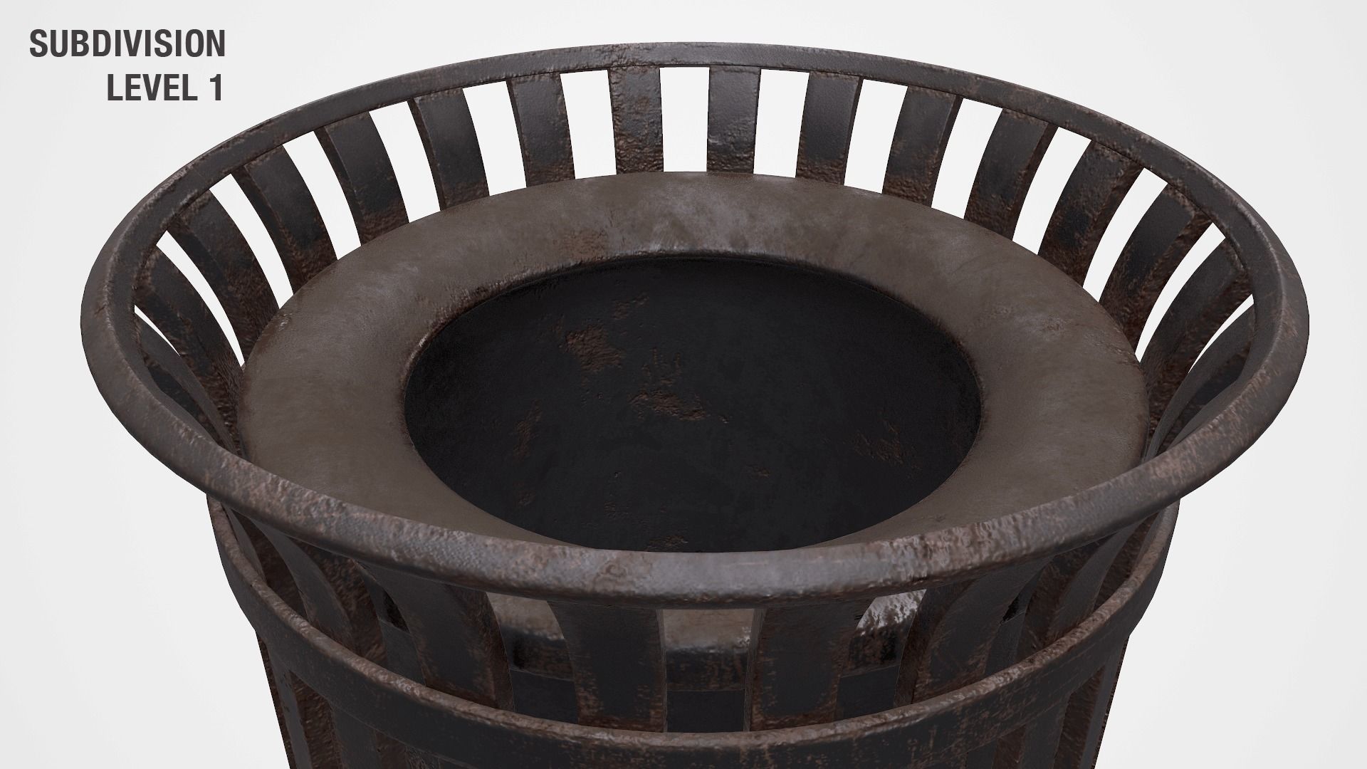Trash can  3D model_29