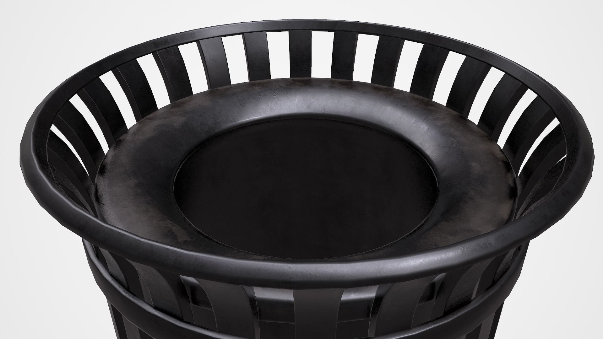 Trash can  3D model_1