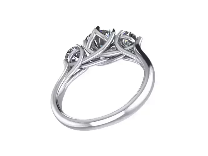 Ring  Solitaire 3 Stones