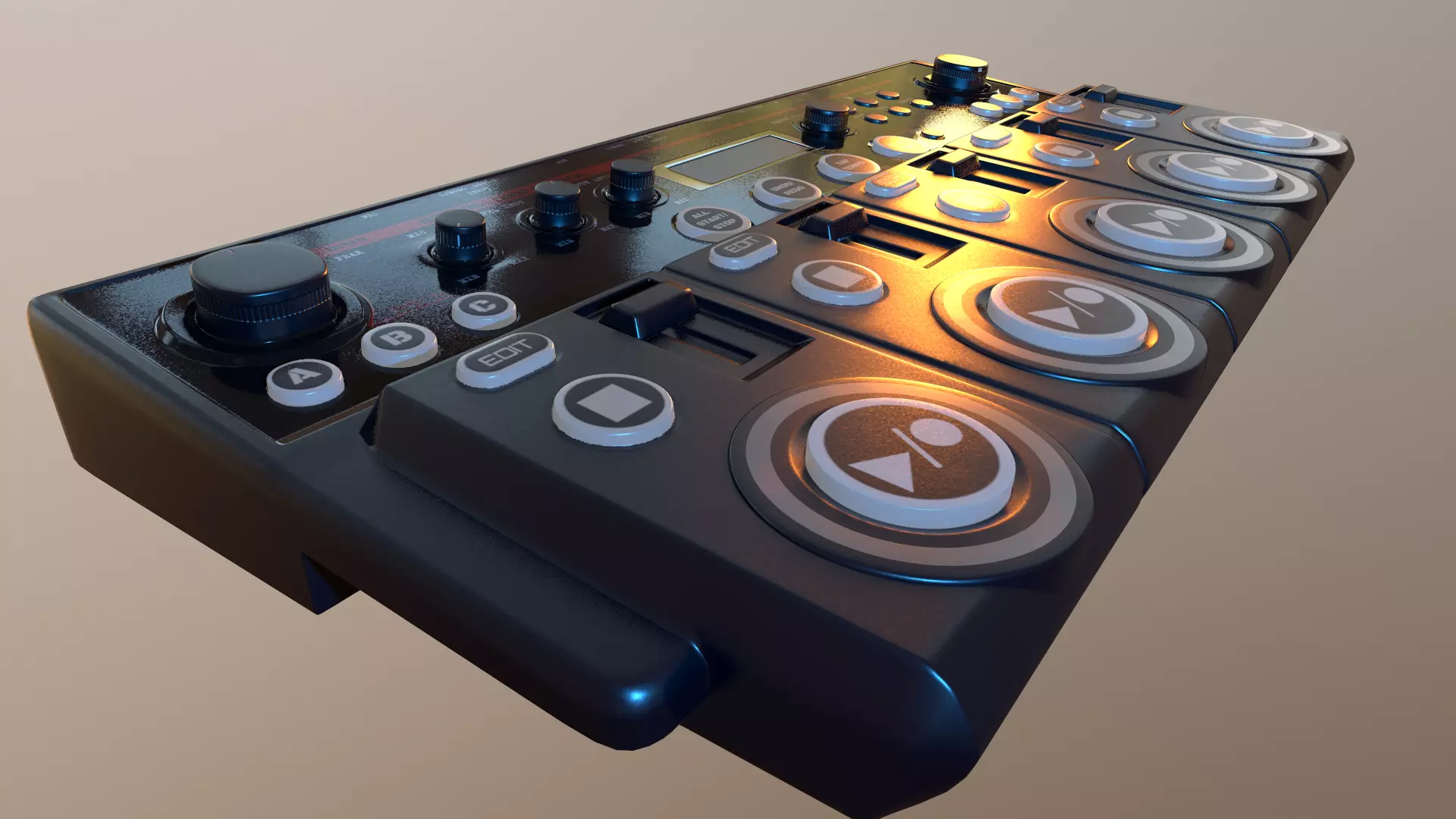 RC-505 Loopstation 3D model_0