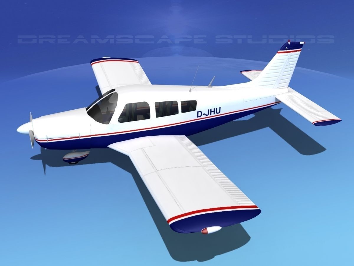Piper PA-28 V01 3D model_10